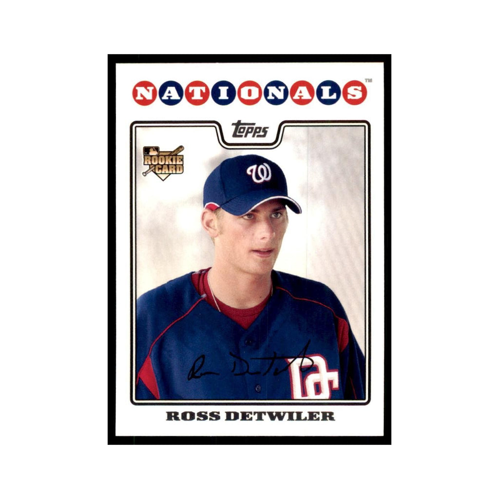 Ross Detwiler 2008 Topps #92 Baseball Cards Baseball Card NM