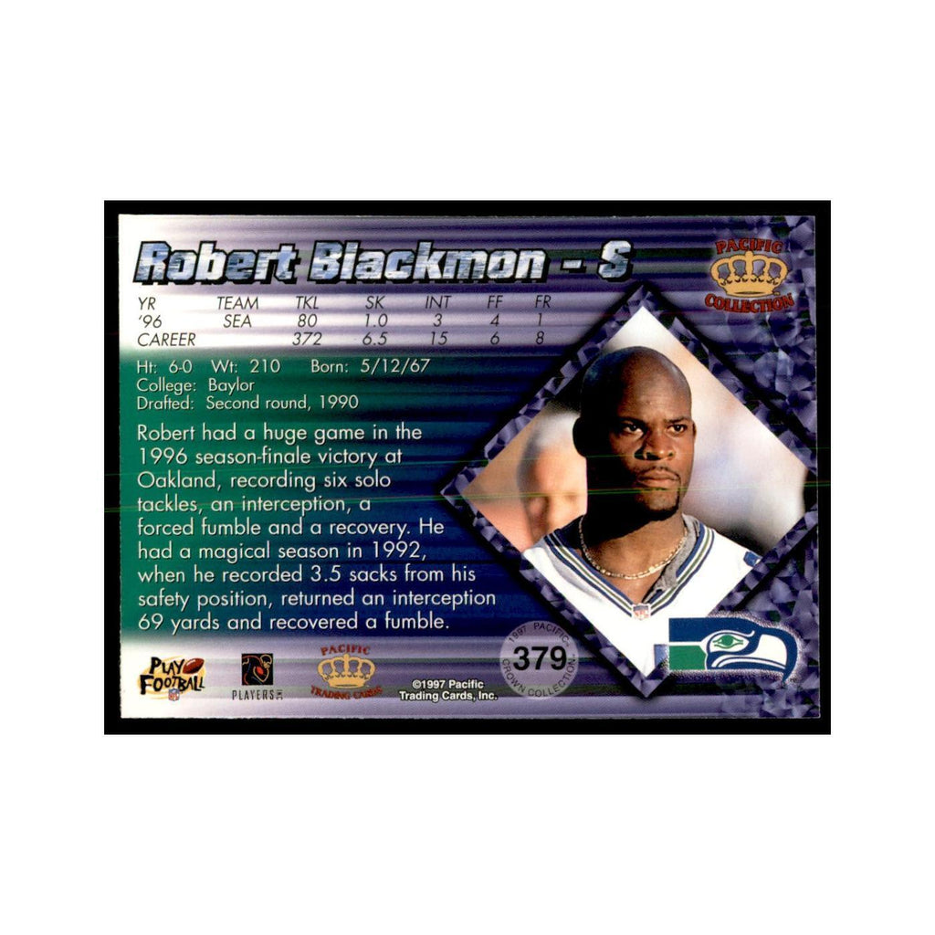 Robert Blackmon 1997 Pacific #379 Football Cards Football Card NM