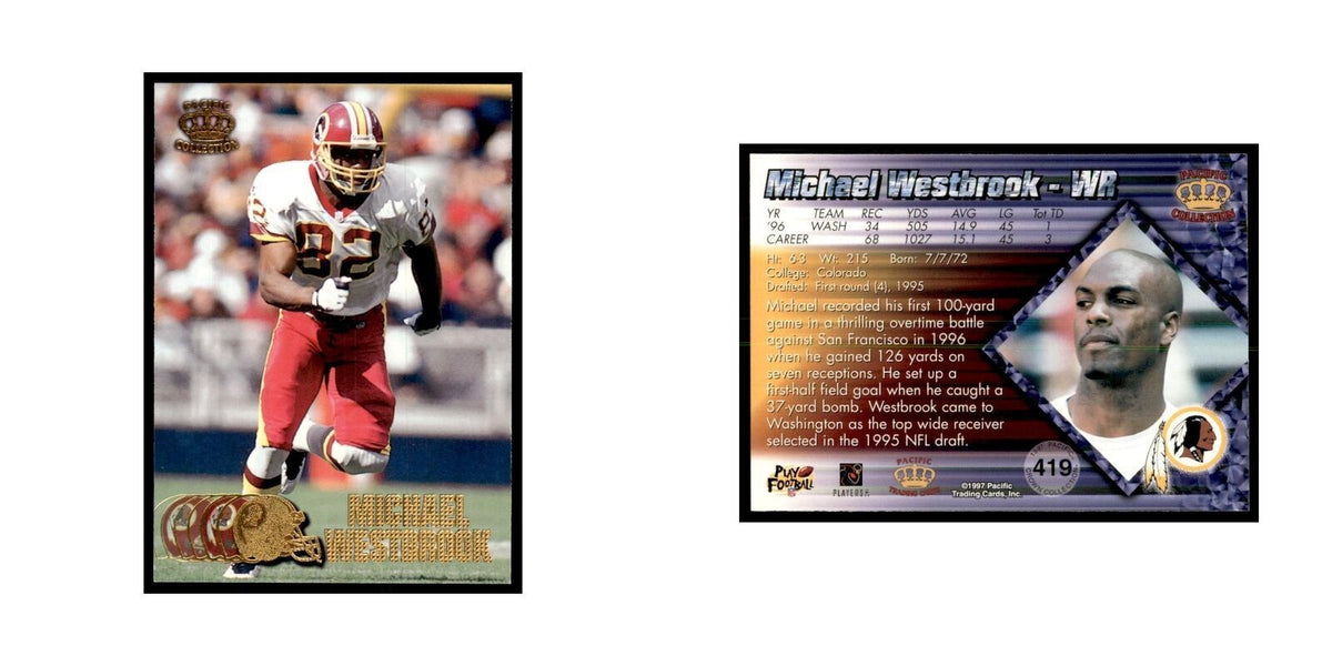 Michael Westbrook 1997 Pacific #419 Football Cards Football Card NM