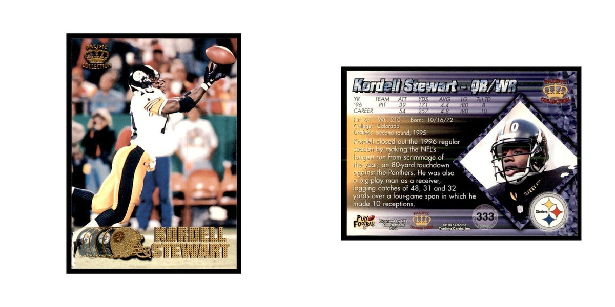 Kordell Stewart 1997 Pacific #333 Football Cards Football Card NM