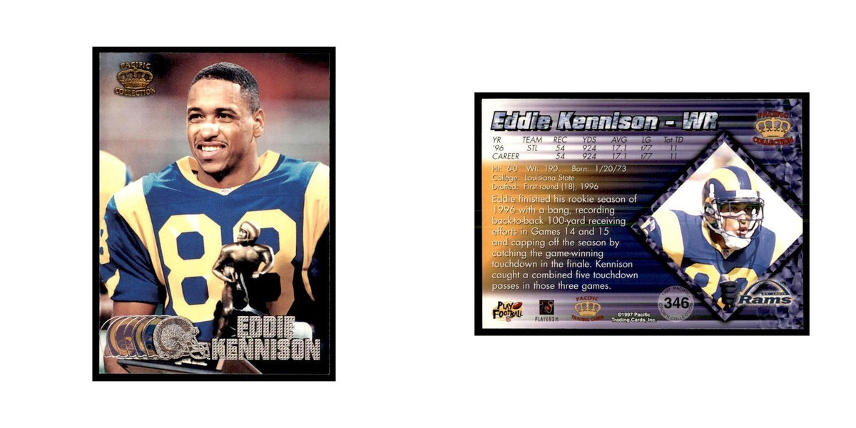 Eddie Kennison 1997 Pacific #346 Football Cards Football Card NM