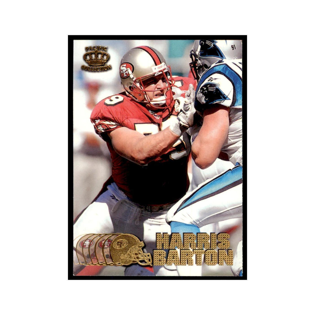 Harris Barton 1997 Pacific #365 Football Cards Football Card NM