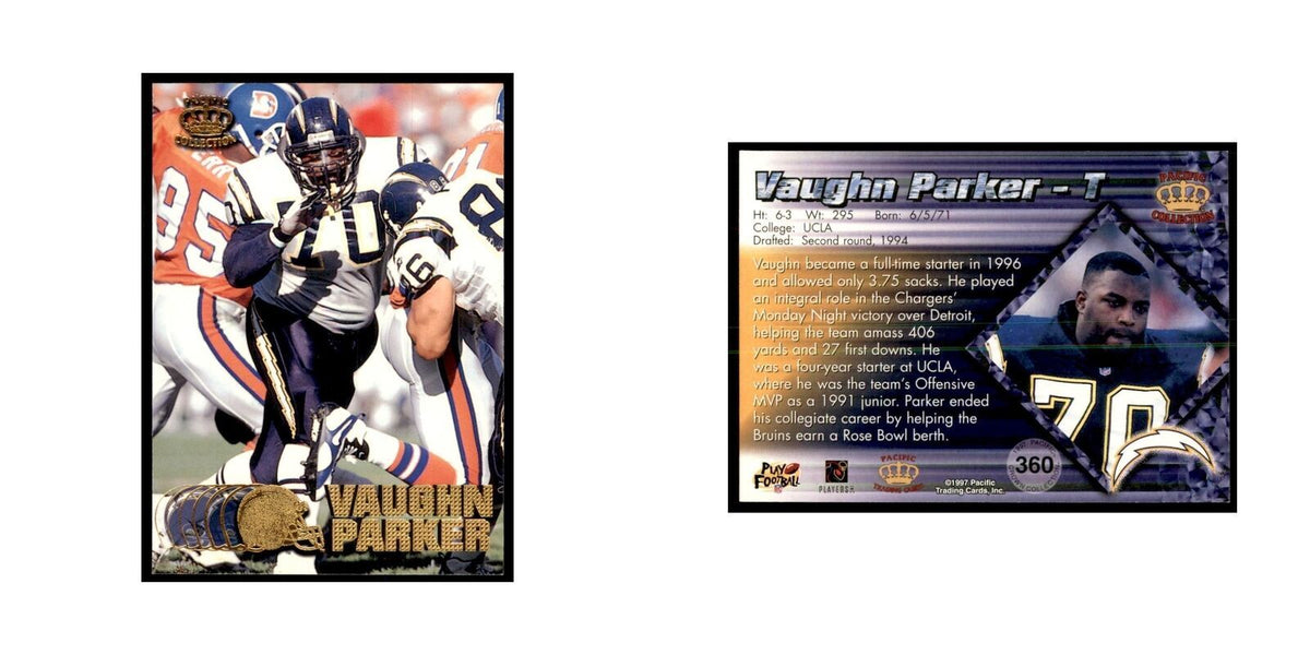 Vaughn Parker 1997 Pacific #360 Football Cards Football Card NM