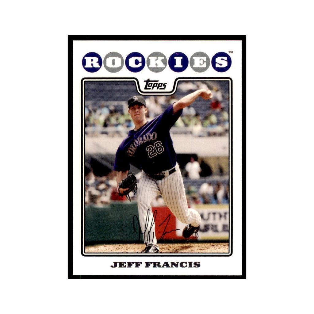 Jeff Francis 2008 Topps #511 Baseball Cards Baseball Card NM