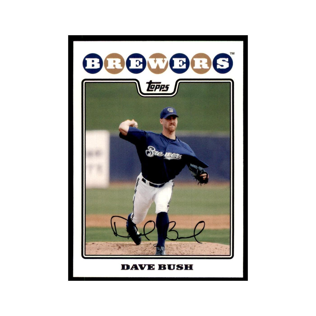 Dave Bush 2008 Topps #576 Baseball Cards Baseball Card NM