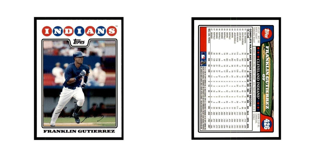 Franklin Gutierrez 2008 Topps #426 Baseball Cards Baseball Card NM