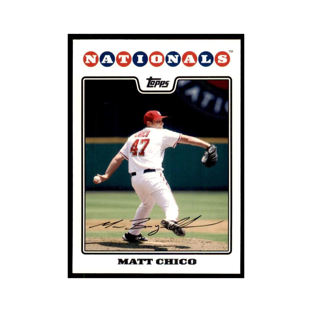 Matt Chico 2008 Topps #498 Baseball Cards Baseball Card NM
