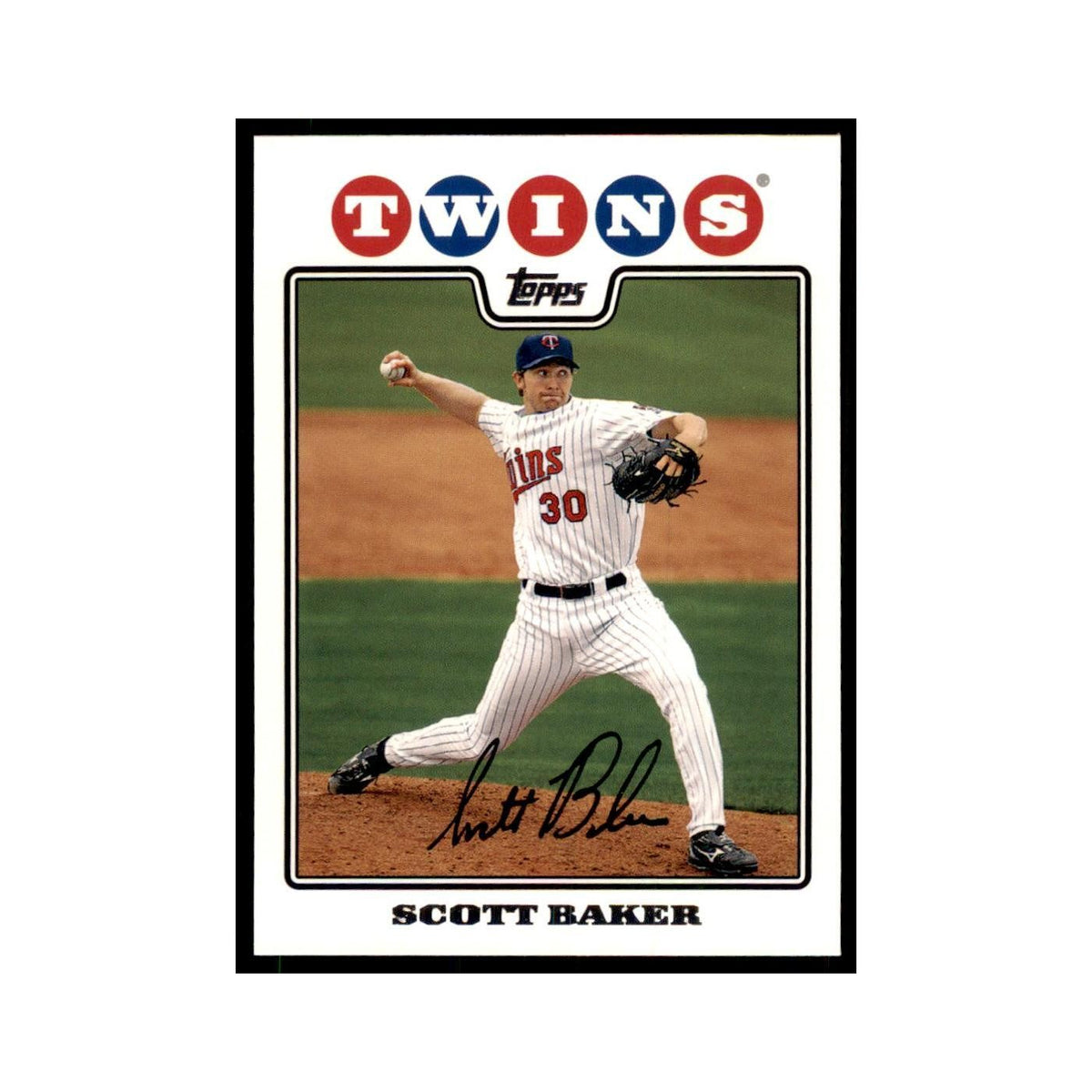 Scott Baker 2008 Topps #574 Baseball Cards Baseball Card NM