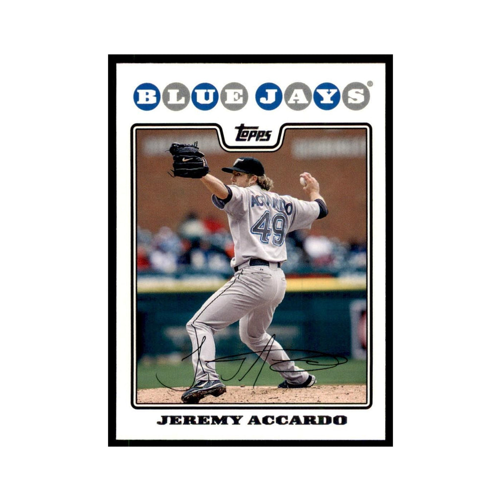 Jeremy Accardo 2008 Topps #357 Baseball Cards Baseball Card NM