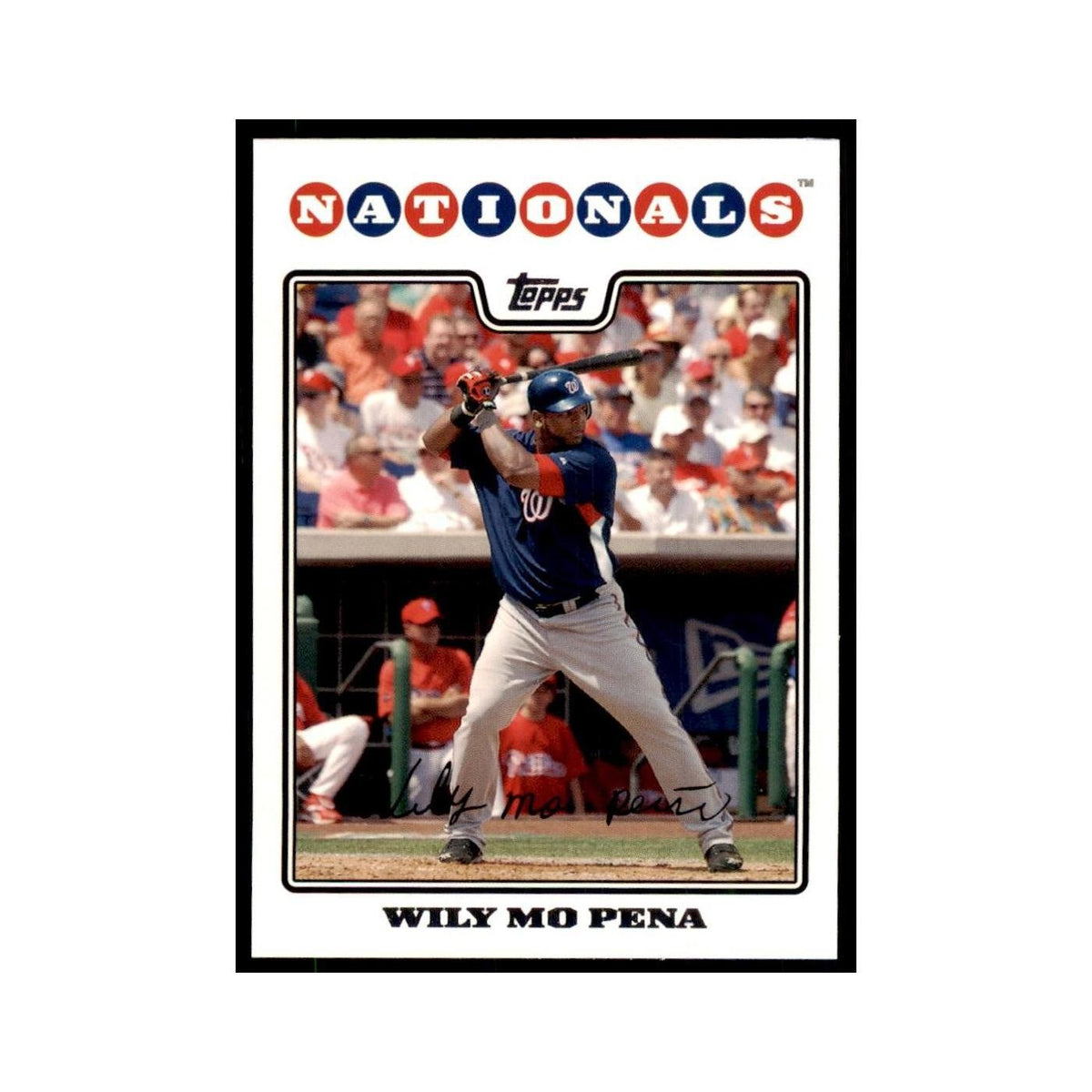 Wily Mo Pena 2008 Topps #604 Baseball Cards Baseball Card NM