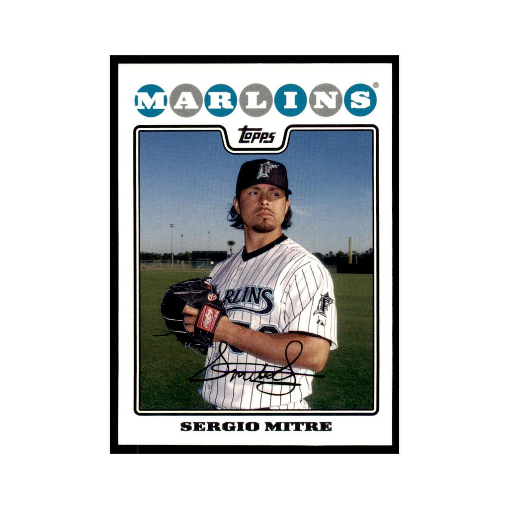Sergio Mitre 2008 Topps #619 Baseball Cards Baseball Card NM