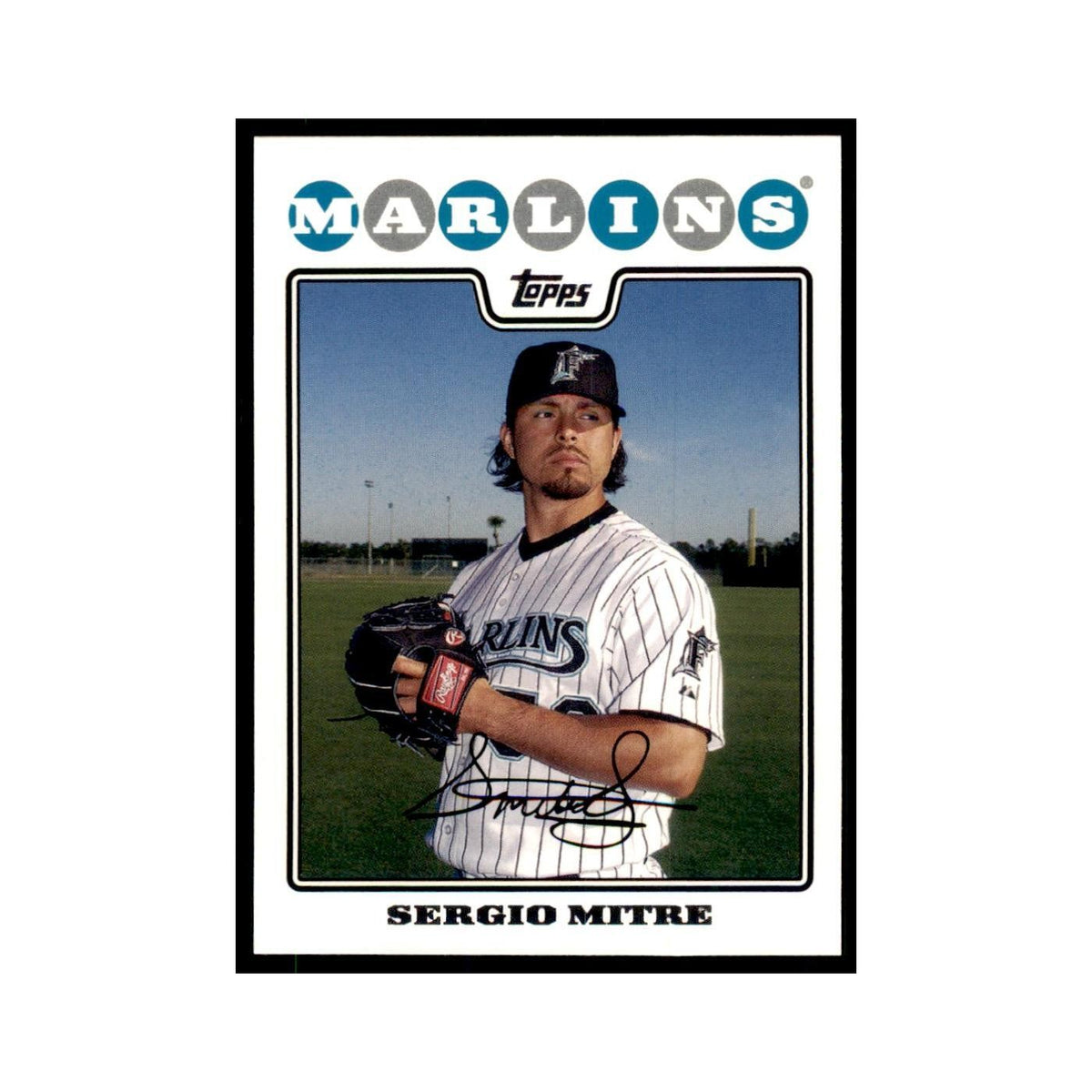 Sergio Mitre 2008 Topps #619 Baseball Cards Baseball Card NM