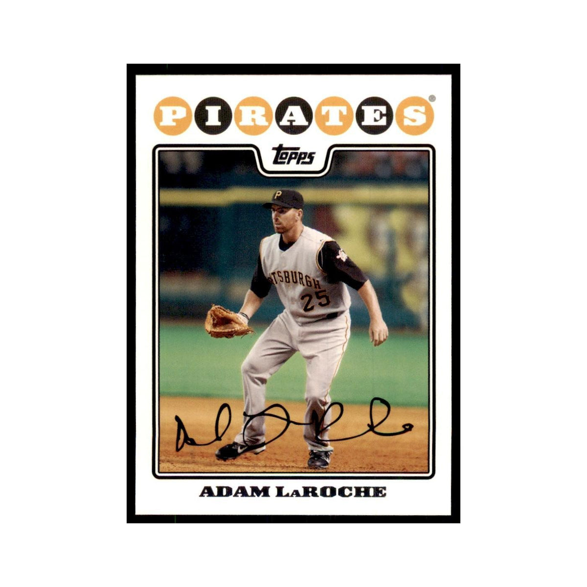 Adam LaRoche 2008 Topps #633 Baseball Cards Baseball Card NM
