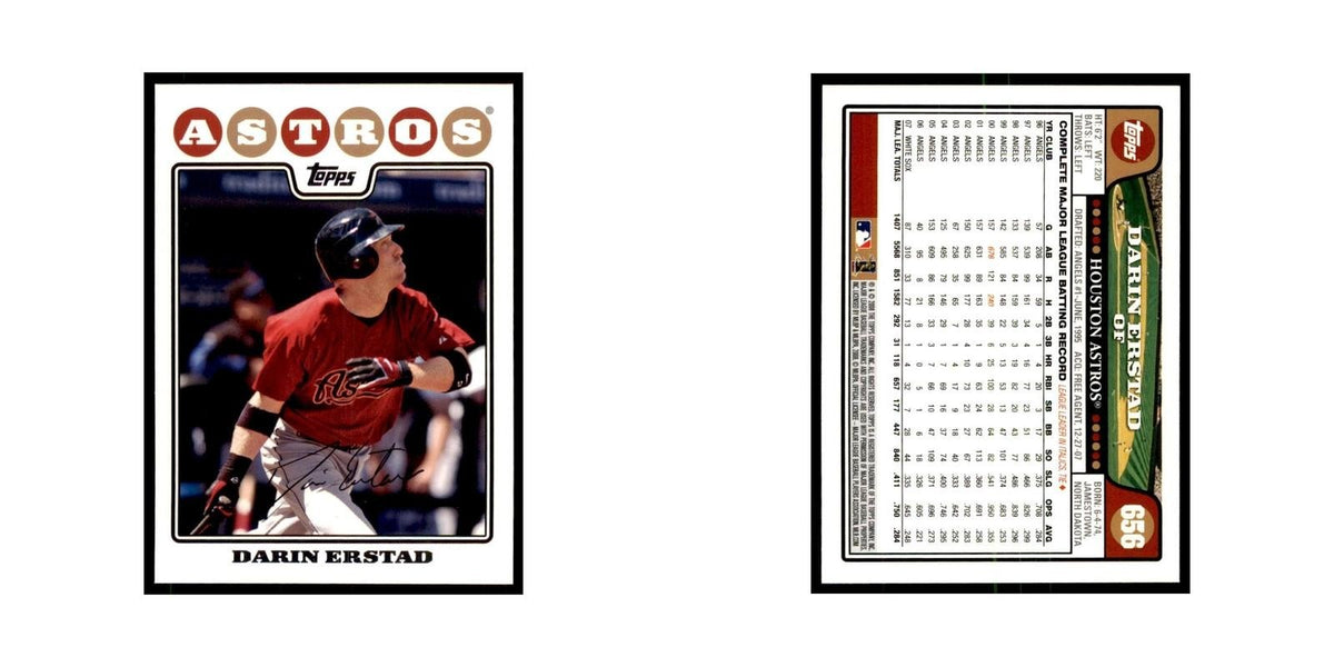 Darin Erstad 2008 Topps #656 Baseball Cards Baseball Card NM