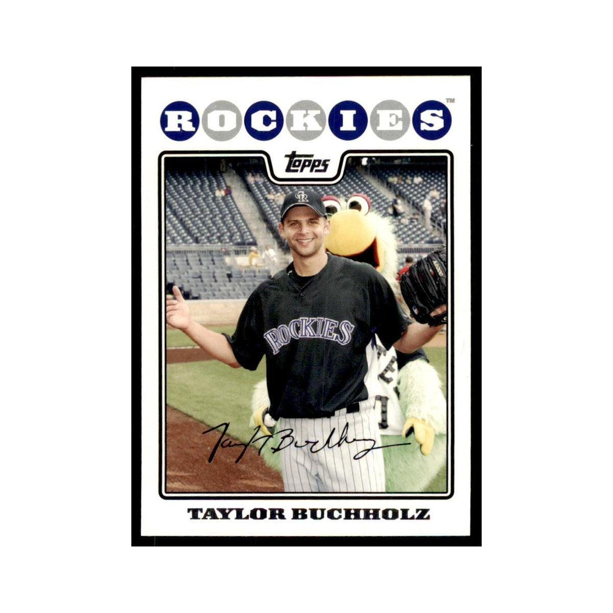 Taylor Buchholz 2008 Topps #402 Baseball Cards Baseball Card NM
