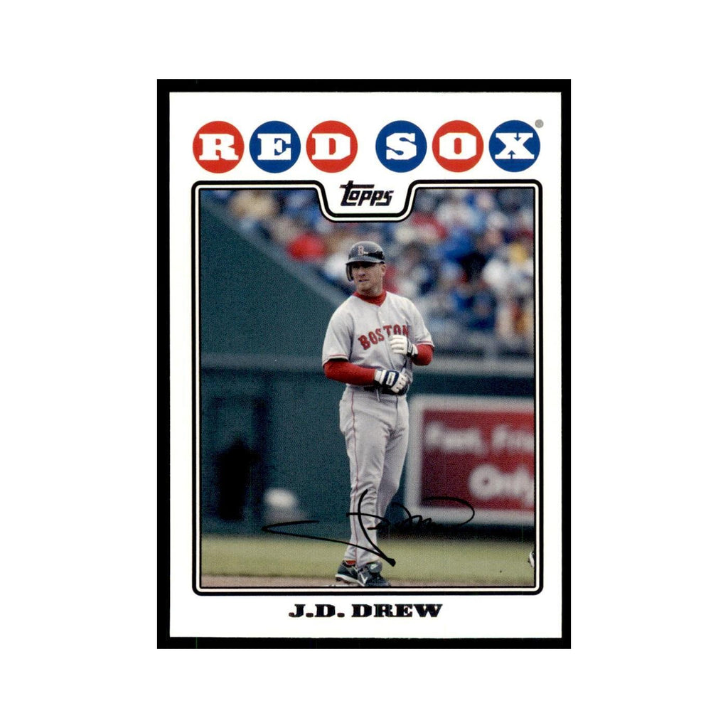 J.D. Drew 2008 Topps #552 Baseball Cards Baseball Card NM