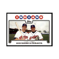 Grady Sizemore Jhonny Peralta 2008 Topps #332 Baseball Cards Baseball Card NM