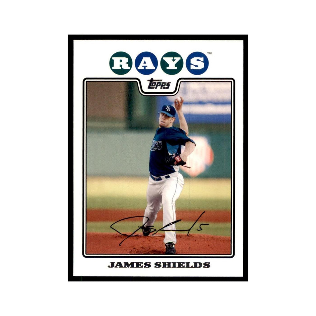 James Shields 2008 Topps #495 Baseball Cards Baseball Card NM