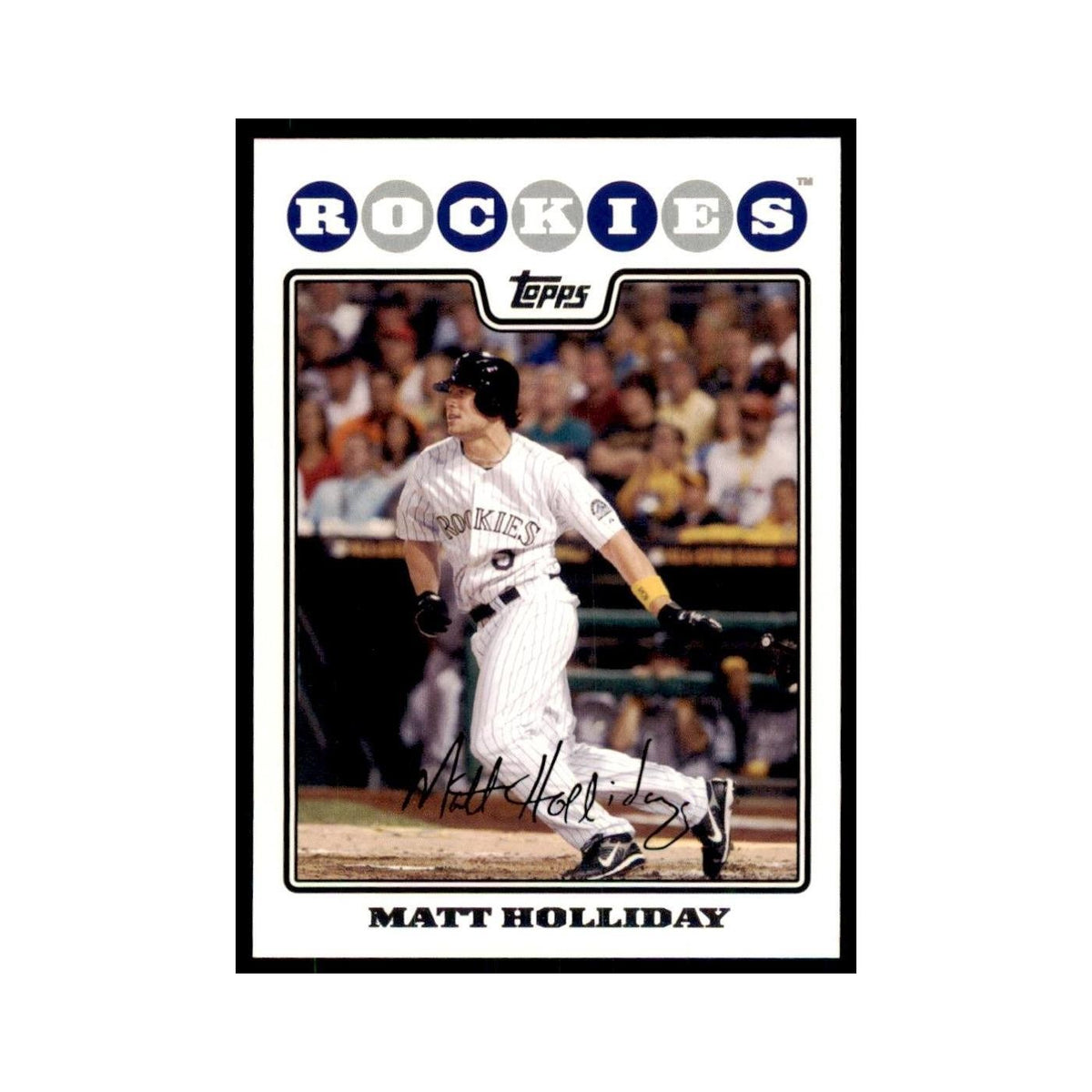 Matt Holliday 2008 Topps #400 Baseball Cards Baseball Card NM