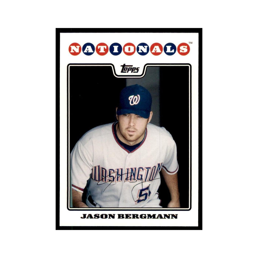 Jason Bergmann 2008 Topps #606 Baseball Cards Baseball Card NM