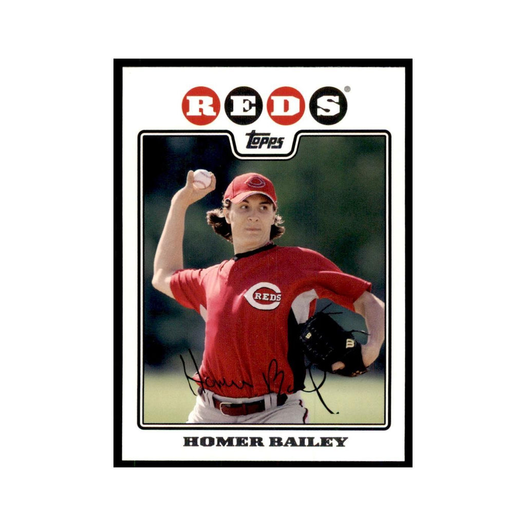 Homer Bailey 2008 Topps #570 Baseball Cards Baseball Card NM