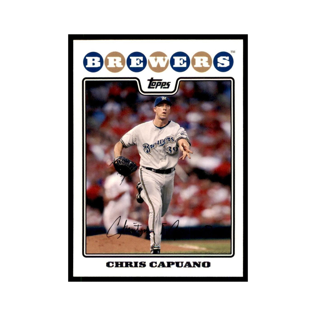 Chris Capuano 2008 Topps #347 Baseball Cards Baseball Card NM