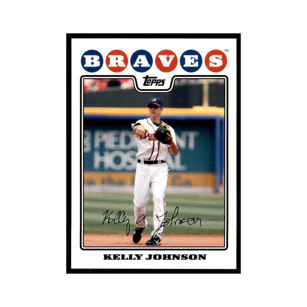 Kelly Johnson 2008 Topps #612 Baseball Cards Baseball Card NM