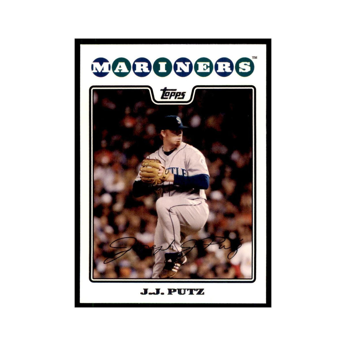 J.J. Putz 2008 Topps #485 Baseball Cards Baseball Card NM