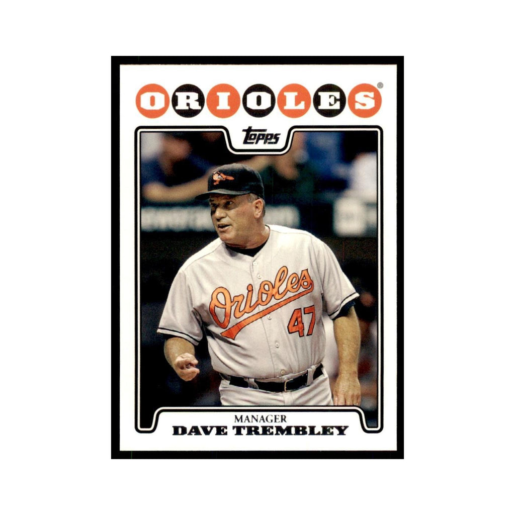 Dave Trembley 2008 Topps #589 Baseball Cards Baseball Card NM