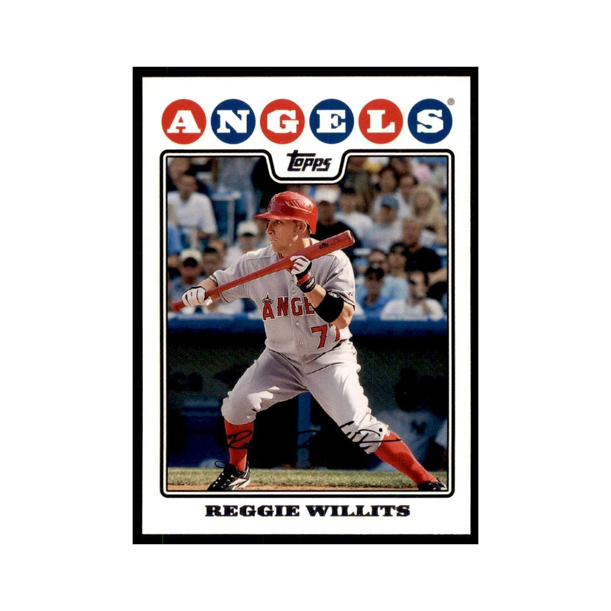 Reggie Willits 2008 Topps #644 Baseball Cards Baseball Card NM