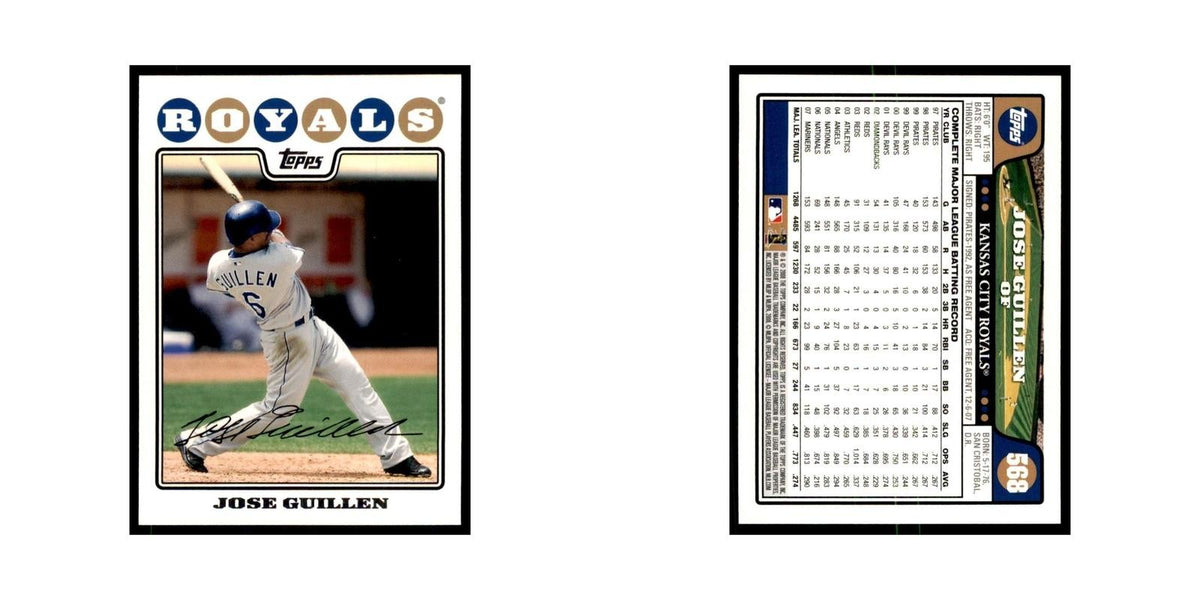 Jose Guillen 2008 Topps #568 Baseball Cards Baseball Card NM