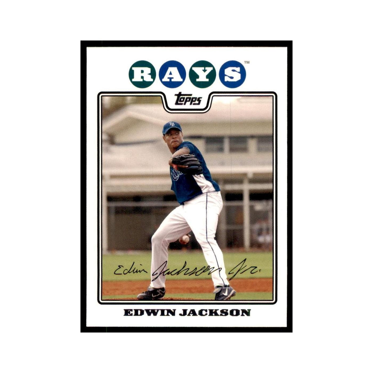 Edwin Jackson 2008 Topps #354 Baseball Cards Baseball Card NM