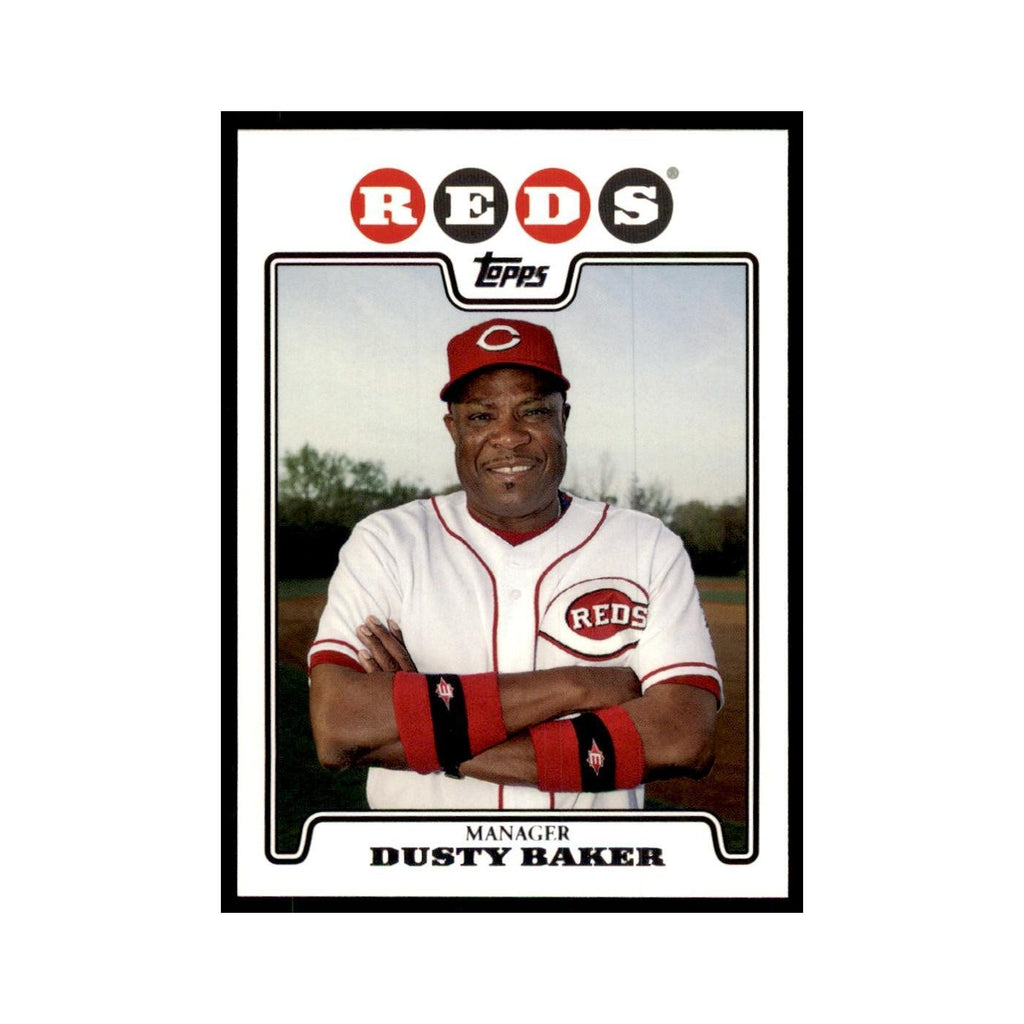 Dusty Baker 2008 Topps #582 Baseball Cards Baseball Card NM