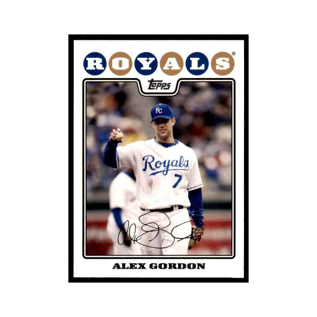 Alex Gordon 2008 Topps #410 Baseball Cards Baseball Card NM