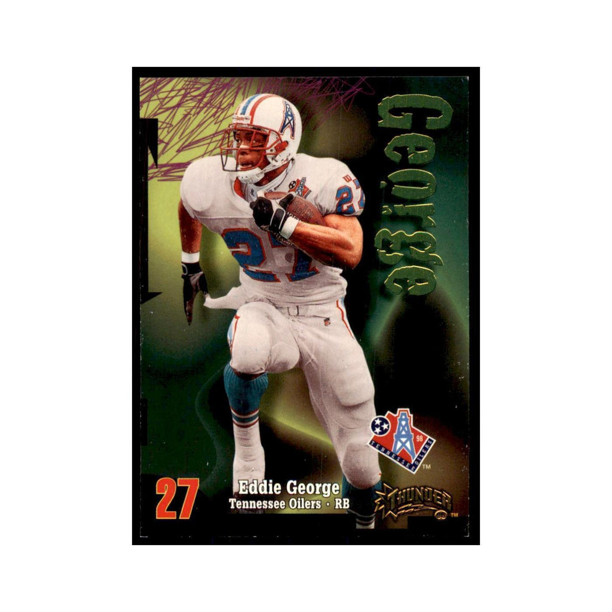 Eddie George 1998 SkyBox Thunder #208 Football Cards Football Card NM
