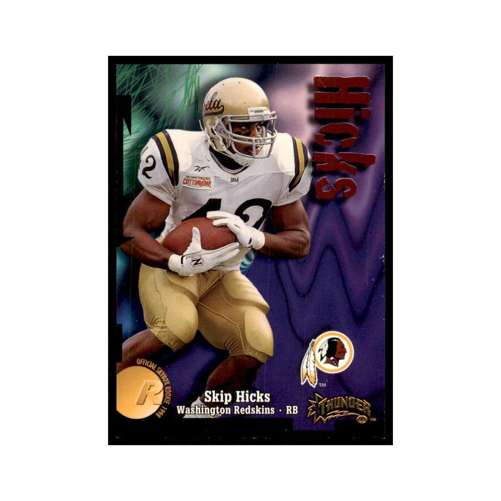 Skip Hicks Rookie 1998 SkyBox Thunder #236 Football Cards Football Card NM