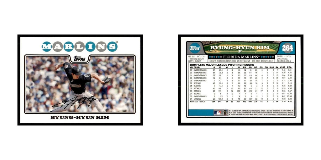 Byung-Hyun Kim 2008 Topps #264 Baseball Cards Baseball Card NM