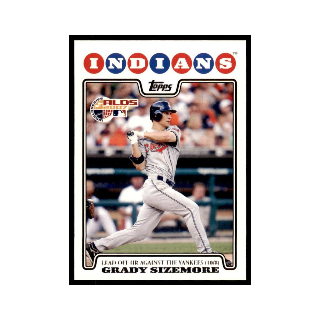 Grady Sizemore 2008 Topps #59 Baseball Cards Baseball Card NM