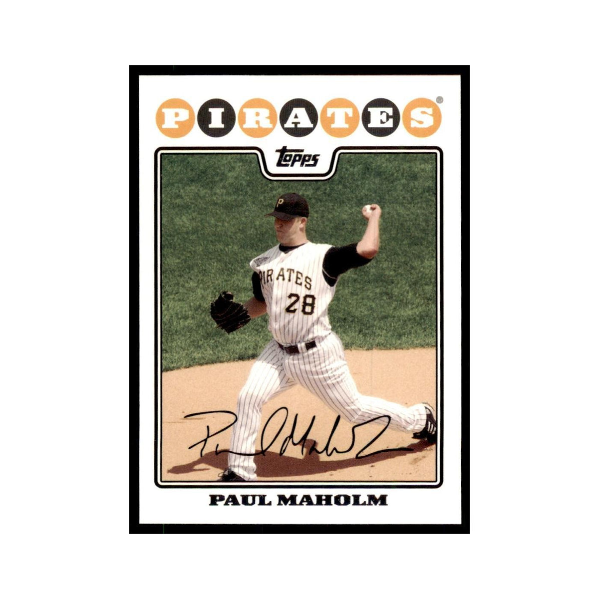 Paul Maholm 2008 Topps #494 Baseball Cards Baseball Card NM