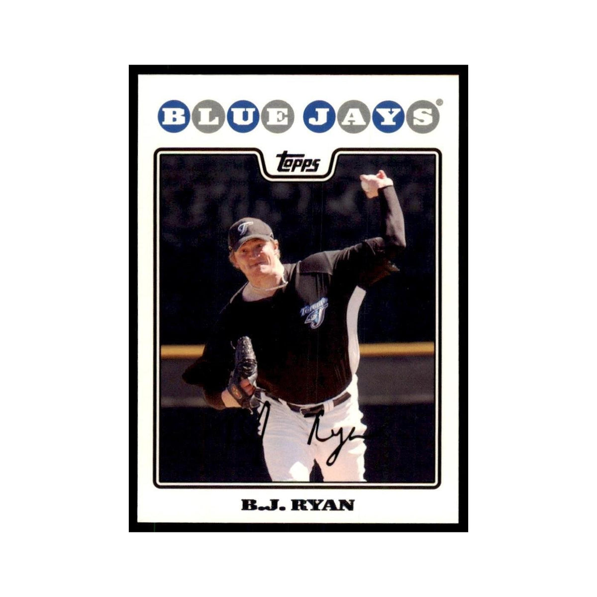 B.J. Ryan 2008 Topps #108 Baseball Cards Baseball Card NM