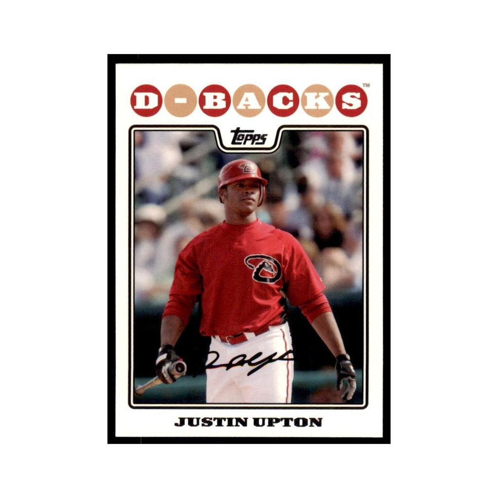 Justin Upton 2008 Topps #130 Baseball Cards Baseball Card NM