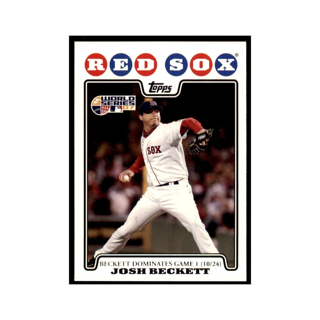 Josh Beckett 2008 Topps #217 Baseball Cards Baseball Card NM