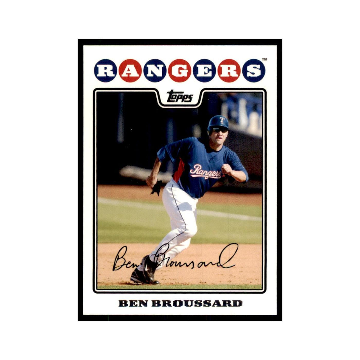Ben Broussard 2008 Topps #477 Baseball Cards Baseball Card NM