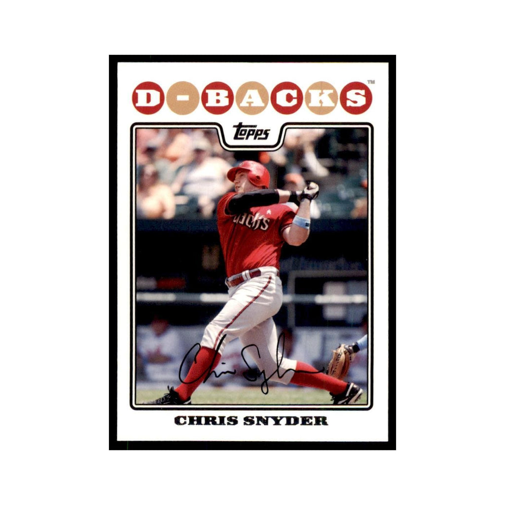 Chris Snyder 2008 Topps #587 Baseball Cards Baseball Card NM