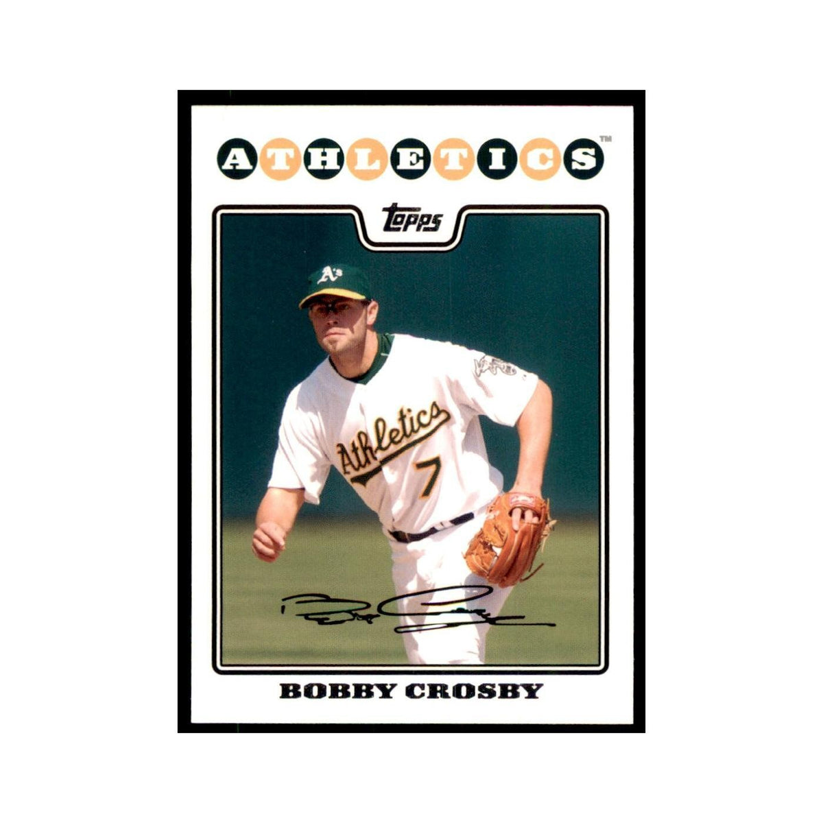 Bobby Crosby 2008 Topps #351 Baseball Cards Baseball Card NM