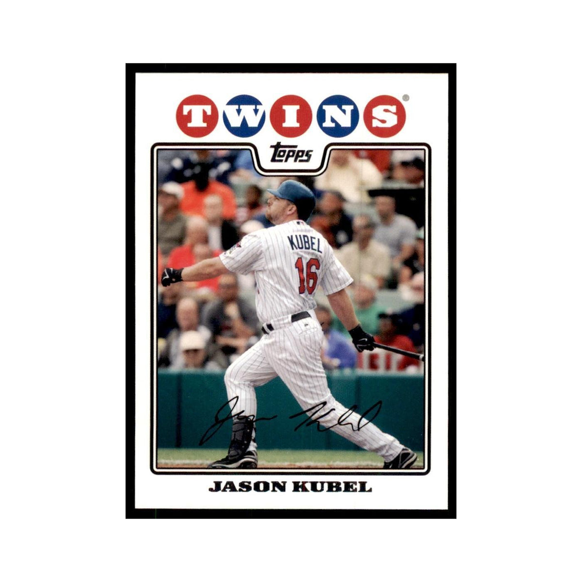 Jason Kubel 2008 Topps #411 Baseball Cards Baseball Card NM