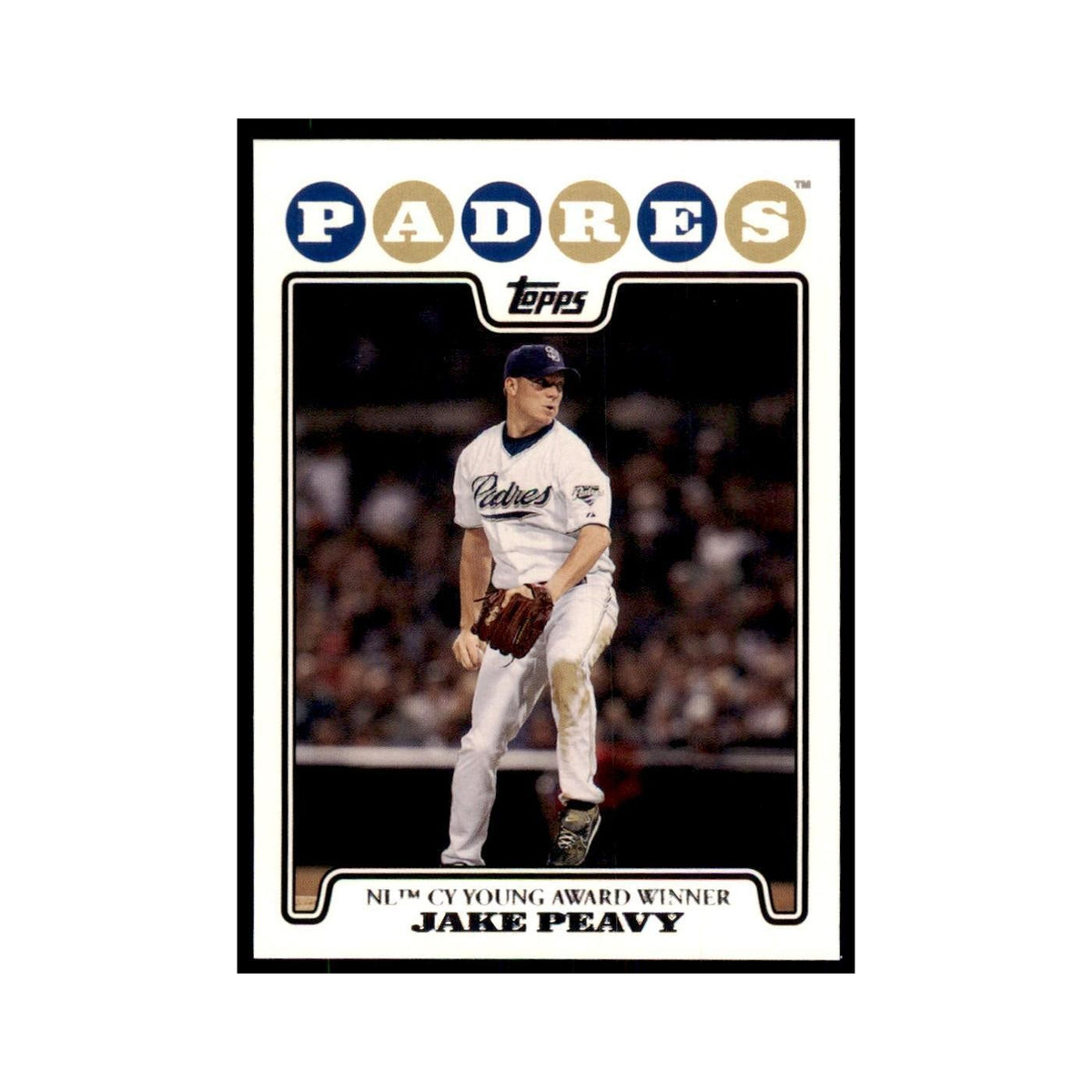 Jake Peavy 2008 Topps #324 Baseball Cards Baseball Card NM
