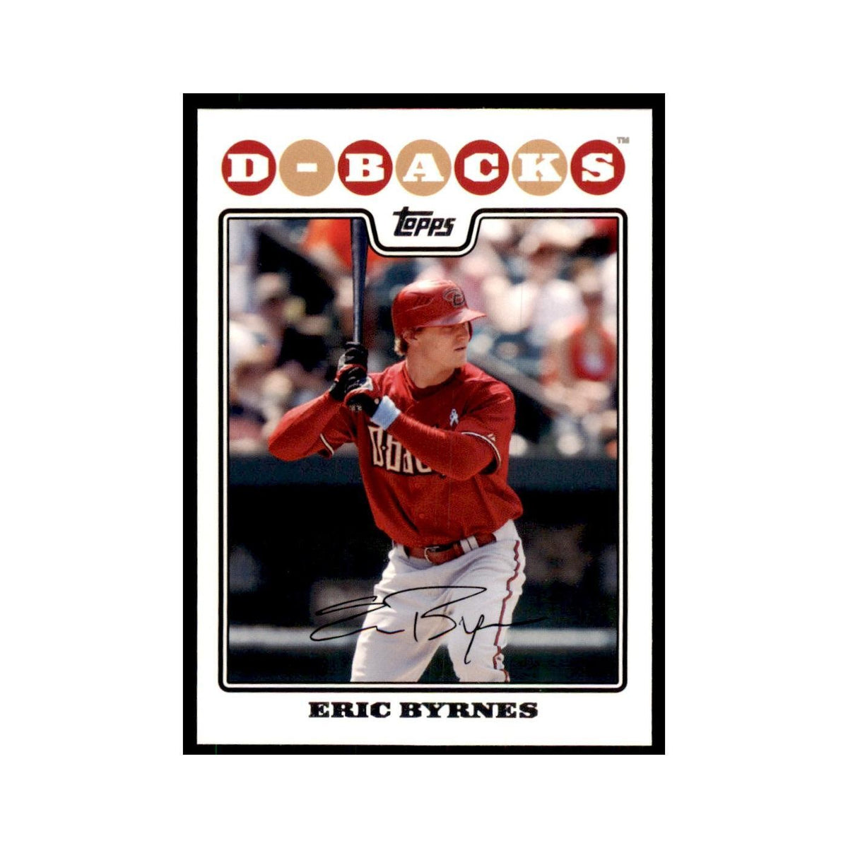 Eric Byrnes 2008 Topps #335 Baseball Cards Baseball Card NM