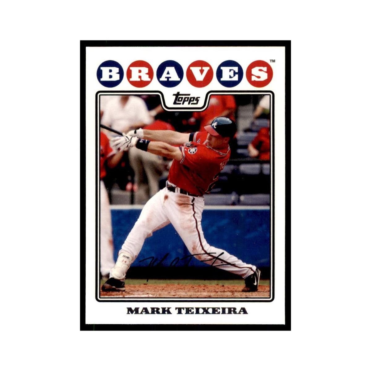 Mark Teixeira 2008 Topps #350 Baseball Cards Baseball Card NM