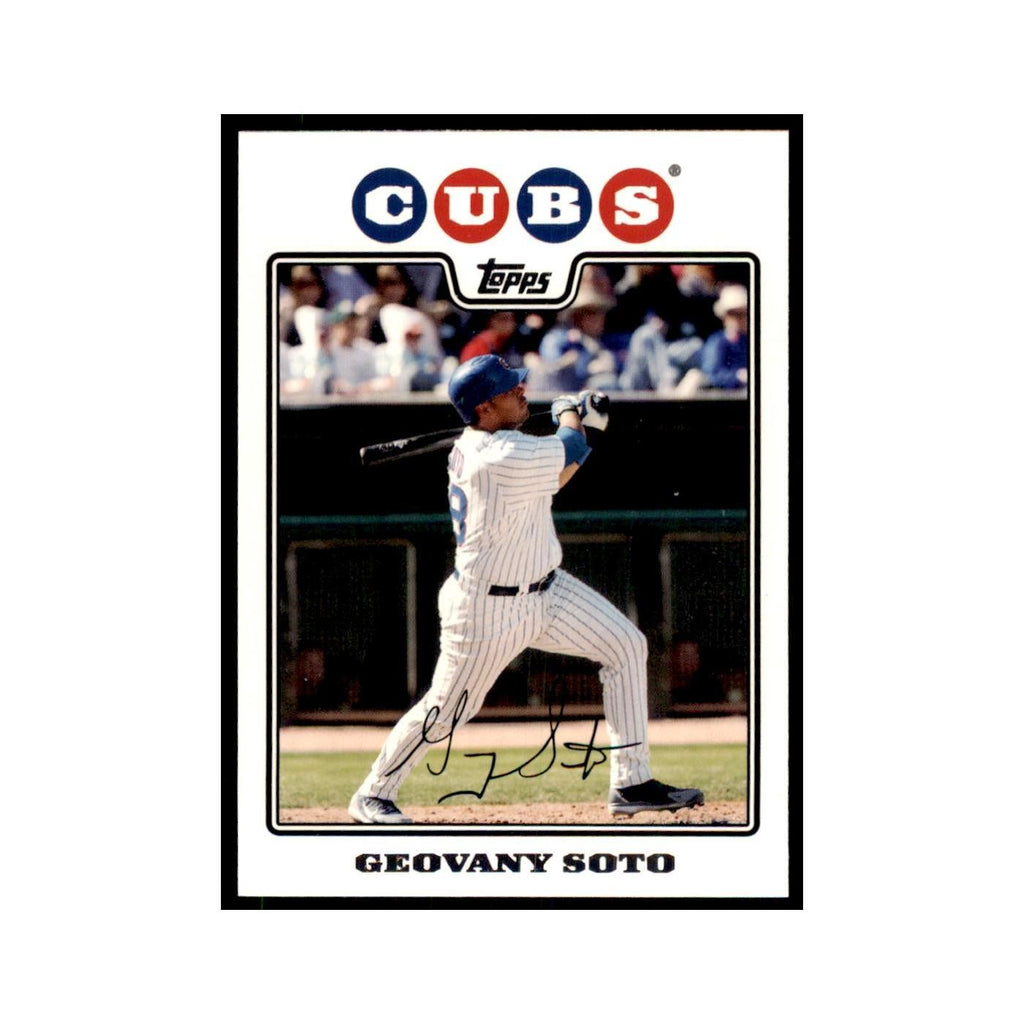 Geovany Soto 2008 Topps #478 Baseball Cards Baseball Card NM
